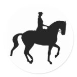 Piaffe Dressage Horse and Rider stickers