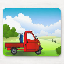 Piaggio Ape "Golf" Mosuemat mousepads