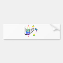 Piano 02 bumper stickers