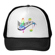 Piano 02 mesh hat