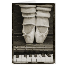 Piano Ballet Duet card