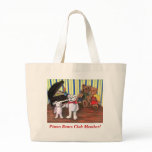 Piano Bears Character Piano Music Tote Bag