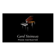 Piano Business Card