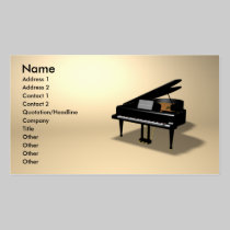 piano business cards