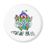 Piano Clown magnets
