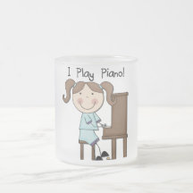 Piano - Female Tshirts and Gifts Mugs