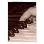 Piano Fingers Greeting Card