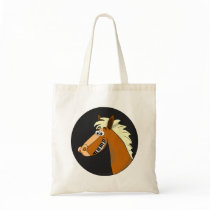 Piano Horse Tote Bag