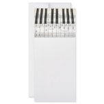 Piano Keyboard and Music Notes rack cards