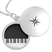 Piano Keyboard Keys Locket