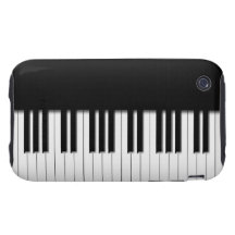 Piano Keyboard Keys Tough iPhone 3 Cover
