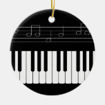Piano keyboard ornaments