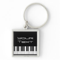Piano Keyboard Premium Key Chain