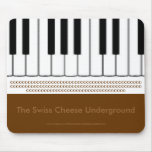 Piano Keyboard The Swiss Cheese Underground mousepads