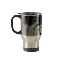 Piano Keys and Music Notes Mug