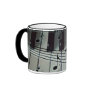 Piano Keys and Music Notes Coffee Mug
