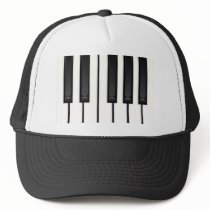 Piano Keys Mesh Hats