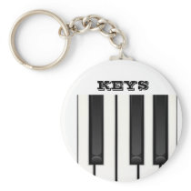 Piano Keys Keychains