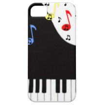 Piano Keys & Notes iPhone 5 Cases