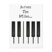 Piano Keys Postcard
