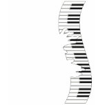 PIANO KEYS t-shirts