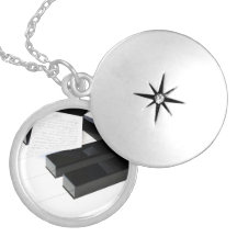 Piano keys with music custom jewelry