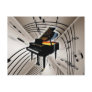 Piano Notes and Staff Post Cards