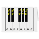 Piano Notes cards