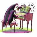pIaNo pEnGuInS photo sculptures