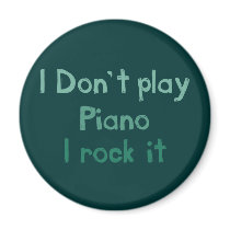 Piano Rock It Magnet