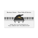 Piano Sales Business Card: Piano 3D Model business cards