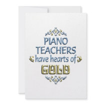 Piano Teacher Appreciation Invite