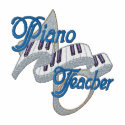 Piano Teacher embroidered shirts