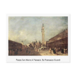 Piazza San Marco A Venezia. By Francesco Guardi Post Cards