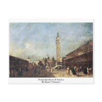 Piazza San Marco A Venezia. By Guardi Francesco Postcards