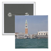 Piazza San Marco Venice Italy Pinback Buttons