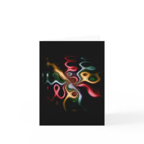 Picasso Rose Note Card