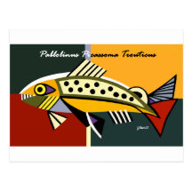 Picasso Trout Post Card