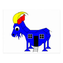 Picasso's She Goat - Playhose Draught Post Card