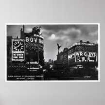 Piccadilly Circus, London Vintage Posters