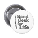 Piccolo Band Geek Pin