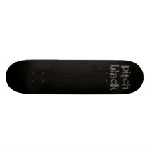 pich black skate board decks