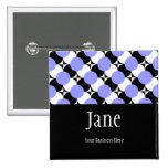 PICK-A-COLOR Funky Dots Name Badge Button
