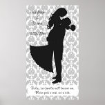 Pick a seat, not a side Wedding Seating posters