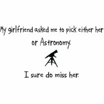 Pick Girlfriend or Astronomy Photo Cutout