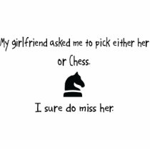 Pick Girlfriend or Chess Photo Sculpture