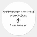 Pick Girlfriend or Deep Sea Diving Sticker