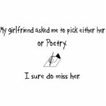 Pick Girlfriend or Poetry photo sculptures