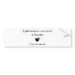 Pick Girlfriend or Projection bumper stickers