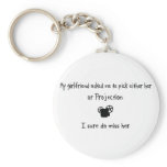 Pick Girlfriend or Projection keychains
